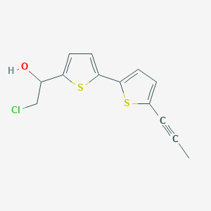 2-Chloro-1-(5'-(prop-1-ynyl)-2,2'-bithiophen-5-yl)ethanol图片