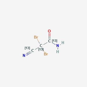 Dibromocyanoacetamide-13C3图片