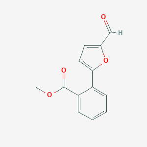 2-(5-Formyl-furan-2-yl)-benzoic acid methyl ester图片