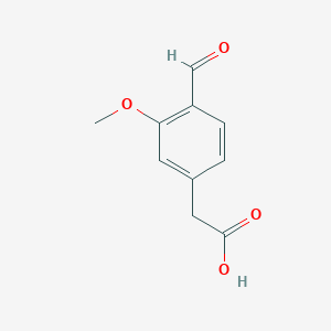 (4-Formyl-3-methoxyphenyl)acetic acid图片