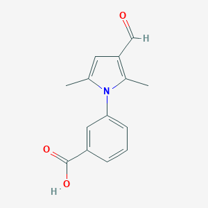 3-(3-Formyl-2,5-dimethyl-pyrrol-1-yl)-benzoic acid图片