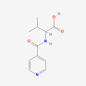 3-methyl-2-(pyridin-4-ylformamido)butanoic acid图片
