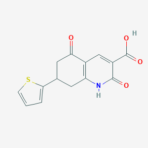 2,5-Dioxo-7-(2-thienyl)-1,6,7,8-tetrahydroquinoline-3-carboxylic acid图片