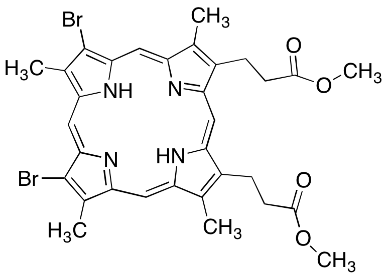 2,4-Dibromo Deuteroporphyrin IX Dimethyl Ester图片