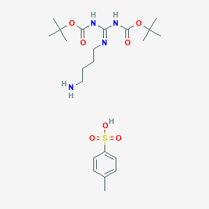 4-[2,3-Bis(tert-butoxycarbonyl)guanidino]butyl-1-amine Hydrogen 4-Methylbenzenesulfonate图片