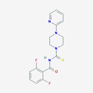 (2,6-Difluorophenyl)-N-((4-(2-pyridyl)piperazinyl)thioxomethyl)formamide图片