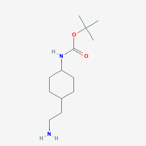 2-[trans-4-(tert-Butoxycarbonylamino)cyclohexyl]ethylamine图片