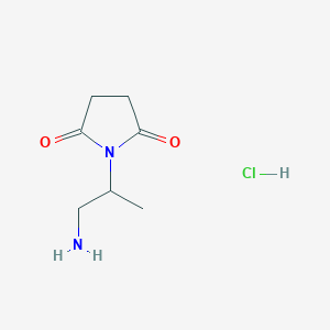 1-(1-aminopropan-2-yl)pyrrolidine-2,5-dione hydrochloride图片