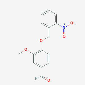 3-methoxy-4-[(2-nitrobenzyl)oxy]benzaldehyde图片