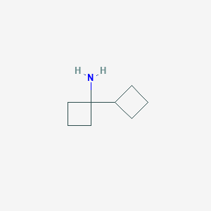 1-cyclobutylcyclobutan-1-amine图片
