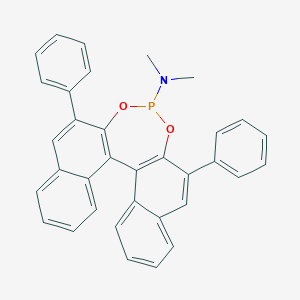 (11bR)-N,N-二甲基-2,6-联苯-联萘并[2,1-d:1',2'-f][1,3,2]二氧磷杂-4-胺图片