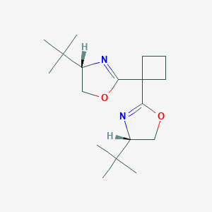 (4S,?4'S)?-2,?2'-?环丁亚基双[4,?5-?二氢-4?-?叔丁基恶唑]图片
