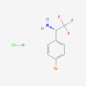 (S)-1-(4-溴苯基)-2,2,2-三氟乙胺盐酸盐图片