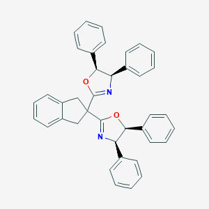 (4R,4'R,5S,5'S)-2,2'-(1,3-二氢-2H-茚-2-甲基叉双[?4,?5-?二氢-?4,5-二苯基恶唑]图片