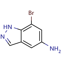 7-Bromo-1H-indazol-5-amine图片