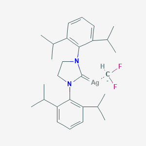 1,3-双(2,6-二异丙基苯基)-2-亚咪唑烷基](二氟甲基)银图片