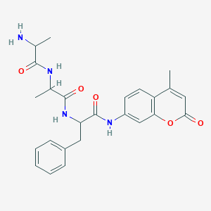 L-Alanyl-L-alanyl-L-phenylalanine 7-amido-4-methylcoumarin TFA Salt图片