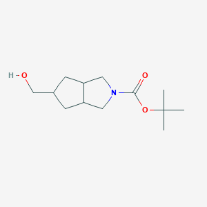 5-Hydroxymethyl-2-Boc-hexahydrocyclopenta[c]pyrrole图片