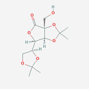 2C-Hydroxymethyl-2,3:5,6-di-O-isopropylidene-L-gulono-1,4-lactone图片