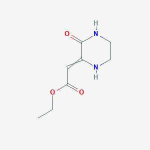 ethyl(2E)-(3-oxopiperazin-2-ylidene)acetate图片