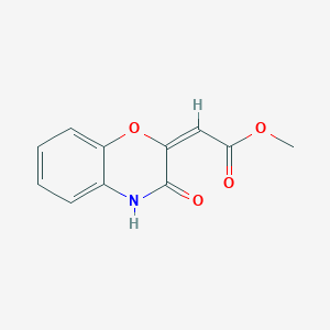 methyl(2E)-(3-oxo-3,4-dihydro-2H-1,4-benzoxazin-2-ylidene)acetate图片
