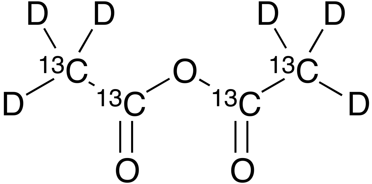 Acetic anhydride-13C4,d6图片