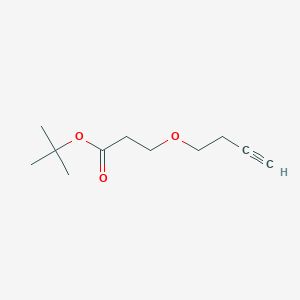 Alkyne-ethyl-PEG1-t-Butyl ester图片