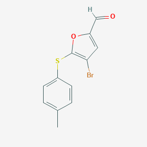 4-bromo-5-[(4-methylphenyl)thio]-2-furaldehyde图片