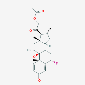 (6α,9β,11β,16α)-21-(Acetyloxy)-9,11-epoxy-6-fluoro-16-methyl-pregna-1,4-diene-3,20-dione图片