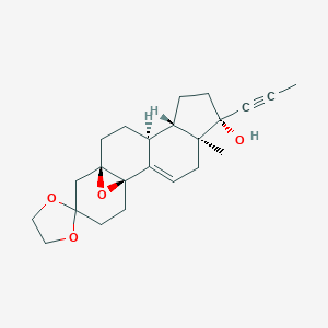 (5α,10α,17β)-5,10-Epoxy-17-hydroxy-17-(1-propyn-1-yl)-estr-9(11)-en-3-one Cyclic 1,2-Ethanediyl Acetal图片