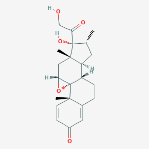 (11α,16α)-9,11-Epoxy-17,21-dihydroxy-16-methylpregna-1,4-diene-3,20-dione图片