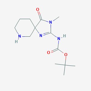 (Z)-TERT-BUTYL(3-METHYL-4-OXO-1,3,7-TRIAZASPIRO[4,5]DECAN-2-YLIDENE)CARBAMATE图片