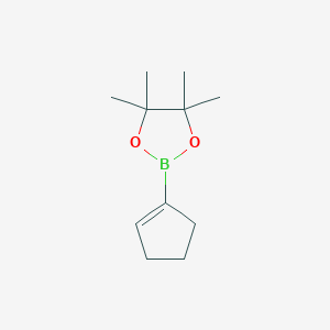 2-(1-环戊基)-4,4,5,5-四甲基-1,3,2-二氧硼烷图片