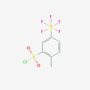 2-Methyl-5-(pentafluorosulfur)benzenesulfonyl chloride图片