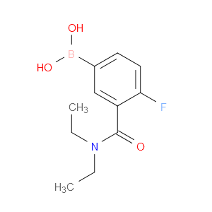 3-(二乙基氨甲酰基)-4-氟苯基硼酸图片