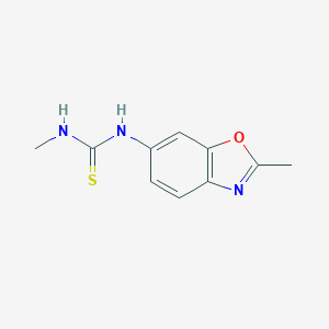 N-methyl-N'-(2-methyl-1,3-benzoxazol-6-yl)thiourea图片