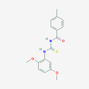 1-(2,5-dimethoxyphenyl)-3-(4-methylbenzoyl)thiourea图片