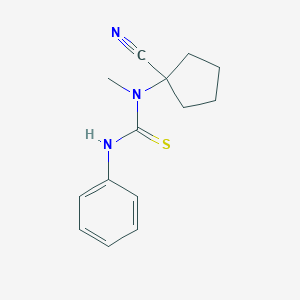3-(1-Cyanocyclopentyl)-3-methyl-1-phenylthiourea图片