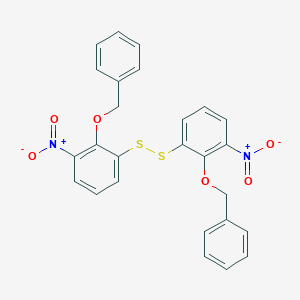 Bis(2-benzyloxy-3-nitrophenyl)disulfide图片