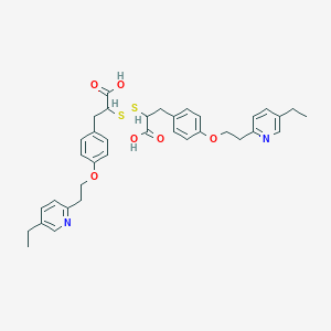 α-Thio-4-[2-(5-ethyl-2-pyridinyl)ethoxy]benzenepropanoic Acid Disulfide图片