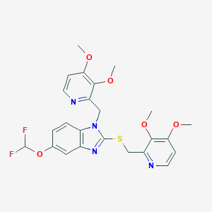 N-[(3,4-Dimethoxy-2-pyridinyl)methyl] Pantoprazole Sulfide图片