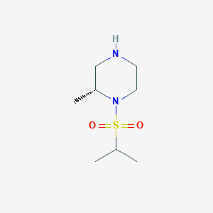 (2R)-2-Methyl-1-(propane-2-sulfonyl)piperazine图片