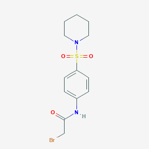 2-Bromo-N-[4-(1-piperidinylsulfonyl)phenyl]-acetamide图片