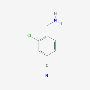 4-(Aminomethyl)-3-chlorobenzonitrile图片