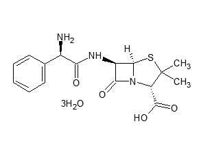 Ampicillin trihydrate图片