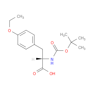 N-叔丁氧羰基-O-乙基-L-酪氨酸图片