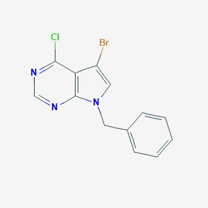 7-BENZYL-5-BROMO-4-CHLORO-7H-PYRROLO[2,3-D]PYRIMIDINE图片