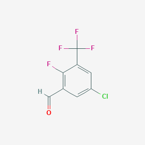 5-Chloro-2-fluoro-3-(trifluoromethyl)benzaldehyde图片