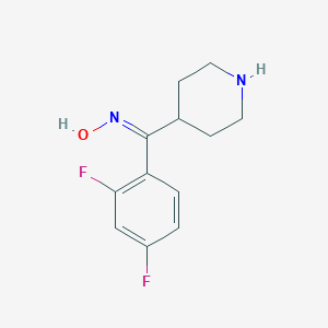 (Z)-4-(2,4-Difluorobenzoyl)piperidine Oxime图片