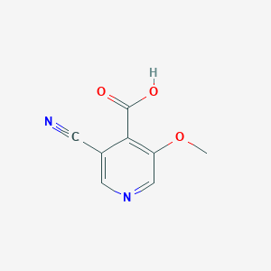 3-Cyano-5-methoxyisonicotinic acid图片